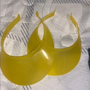 Cute yellow sun visors